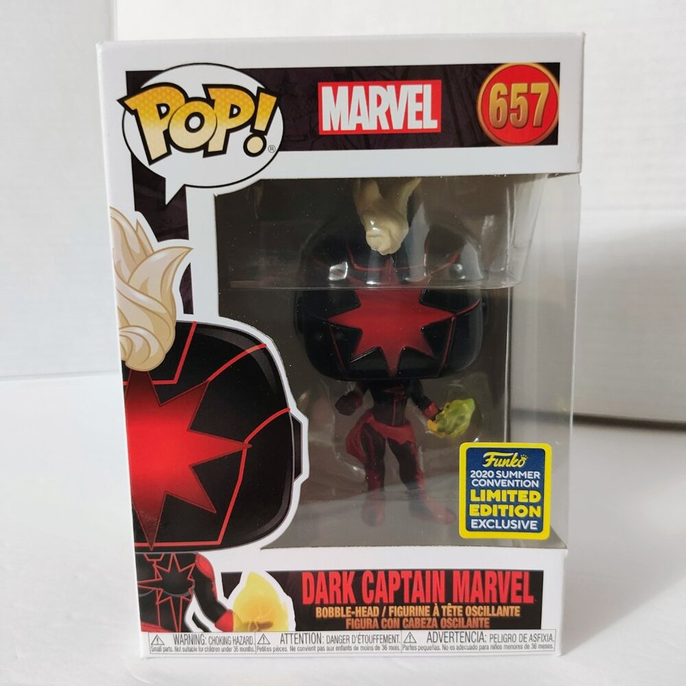 Pop! Marvel - Dark Captain Marvel #657 - 2020 Summer Convention Exclusive